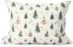 Bavlnená obliečka na vankúš CHRISTMAS FOREST 50x70 cm, farebná