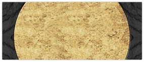 Obraz - Zlatá štruktúra N⁰2 (120x50 cm)