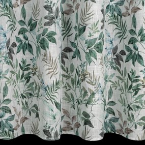 ZÁVES NA KRÚŽKOCH AMANDA 140X250 CM LISTY