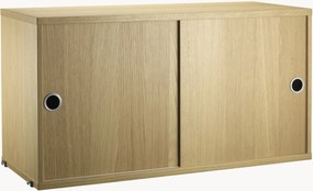 Skrinka's posuvnými dvierkami String System, Š 78 x H 30 cm