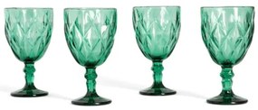 Sada štyroch pohárov LUNO zelené 748189 340 ml (4 ks)