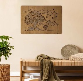 Podsvietený obraz na stenu Dva stromy