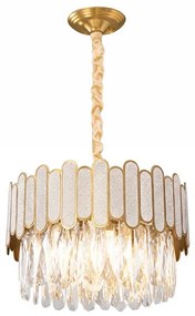 Toolight Toolight, stropné svietidlo 40cm, 6xE14, APP1746-4CP, zlatá, OSW-04045