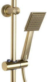 REA-P4121 - Sprchová súprava s batériou BRAVO brúsené zlato
