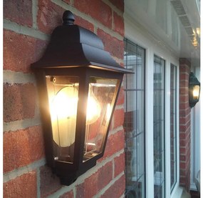 Elstead DECO-LANE7-BLACK -Vonkajšie nástenné svietidlo DECO LANE 1xE27/60W/230V IP44