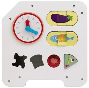 Playtive Drevená motorická hračka (motorická kocka – kuchyňa)  (100380814)