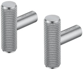 Nástenné kovové háčiky v súprave 2 ks v matne striebornej farbe Rof – Blomus