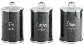 Sada troch nádob VENTOSA 06 čierna / zelená (3 ks)