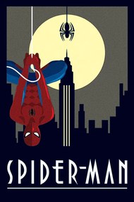 Plagát, Obraz - Marvel Deco - Spider-Man Hanging, (61 x 91.5 cm)
