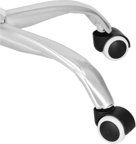 Kancelárska stolička Springos HF0032 – otočná, na kolieskach, sivo-čierna