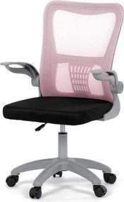 Detská otočná stolička ružová KA-K2008 PINK