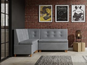 Dizajnová rohová lavica Barcelona 130 x 170 cm - čalúnená, na mieru, s úložným priestorom