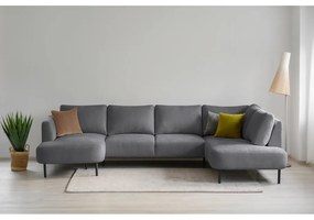 Tmavosivá rohová pohovka (pravý roh/do "U") Hero – Scandic