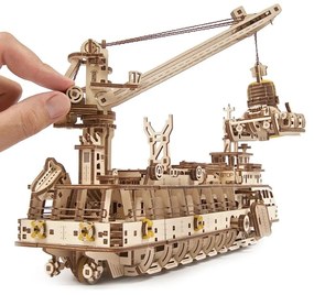 Ugears 3D puzzle Research Vessel – Výskumné plavidlo 575 ks