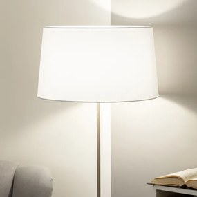 Brilagi - LED stojacia lampa CERIA 1xE27/40W/230V pr. 45 cm biela/matný chróm