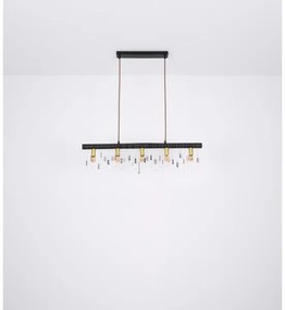 Globo 15532-5HB - Závesný luster na lanku KIRA 5xE14/40W/230V čierny