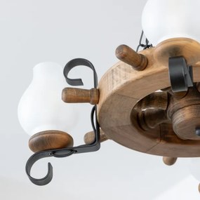 Brilagi - Luster na reťazi TIMONA 4xE14/40W/230V pr. 50 cm buk