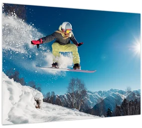 Obraz - Snowboardista (70x50 cm)