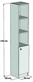 Skriňa Trend Walnut