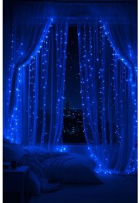 Vianočné svetielka vnútorné modré 100 LED