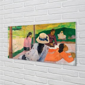 Obraz na skle Art maľoval stretnutie 120x60 cm
