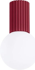 Sollux SL.1748 - Kúpeľňové stropné svietidlo HALO 1xG9/8W/230V IP44 červená