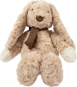 Plyšový béžový zajac so šálom Cuddly Bunny Jojo – 30 cm