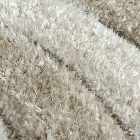 Béžový ručne tkaný koberec z recyklovaných vlákien 120x170 cm Velvet – Flair Rugs