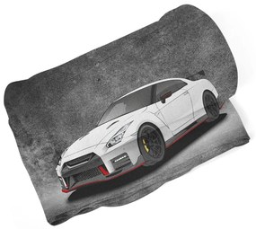Sablio Deka Nissan GTR 35 Sivý - 190x140 cm