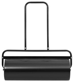 Záhradný valec na trávnik čierny 63 l železo a oceľ