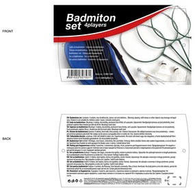Vetro-plus Sada na bedminton pre 4 hráčov