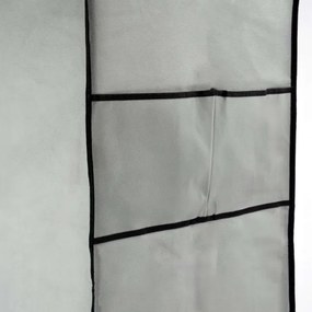 Šatníková skriňa CELINA sivá / čierna