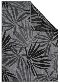 Dekorstudio Obojstranný koberec na terasu DuoRug 5771 - antracitový Rozmer koberca: 120x170cm