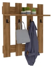 Nástenný vešiak CARINA 70x70 cm hnedá