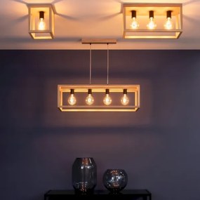 Spot-Light 9154174 - Stropné svietidlo KAGO 1xE27/60W/230V matný dub