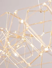 LED luster Nebula 108 zlaté