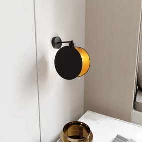 Nástenná lampa MOTIF 1xE27/15W/230V čierna