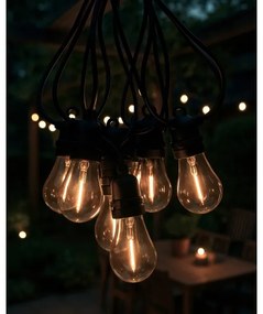 LED vonkajšia dekoratívna reťaz 10xLED/0,36W/230V 8 m IP44 čierna