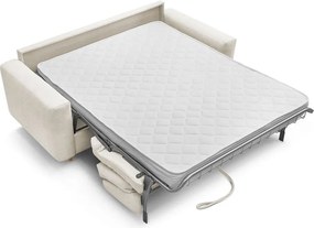 Béžová pohovka na každodenné spanie/rozkladacia 200 cm Cocoone – Bobochic Paris