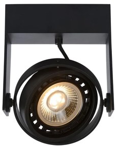 Lucide 22969/12/30 GRIFFON - Stropné bodové osvetlenie - LED stmievanie do teplej farby - GU10 - 1x12W 2200K / 3000K - čierna