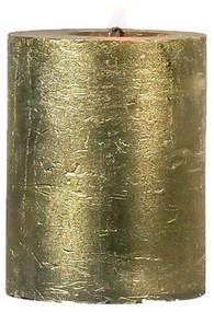 Zlatá sviečka Gold XL - 10 * 10 * 15cm