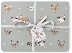 Korkové prestieranie 4 ks 21x29 cm Hen House – Cooksmart ®