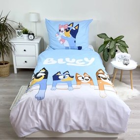 Jerry Fabrics Bavlnené obliečky 140x200 + 70x90 cm - Bluey