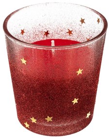 Svietnik + svieca 8 cm červená 143691rg