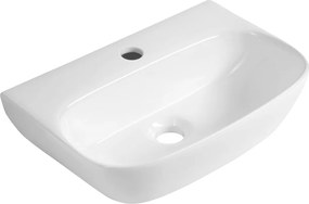Aqualine Aqualine, FLANNY keramické umývadlo 46x31cm, biela, NP396
