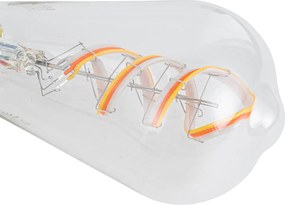 Sada 5 ks Inteligentné stmievateľné LED žiarovky E27 ST64 číre RGBW 4W 250lm 2700K