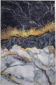 Koberec MILANO 40013-01 čierny / sivý