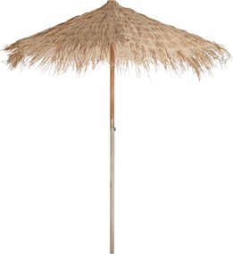 Prírodný slamený dekoračný slnečník Straw L - ∅ 290*240 cm