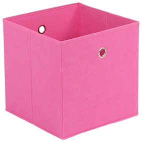 XXXLutz SKLADACÍ BOX, kov, textil, kartón, 32/32/32 cm Carryhome - Ozdobné krabice - 001635001109