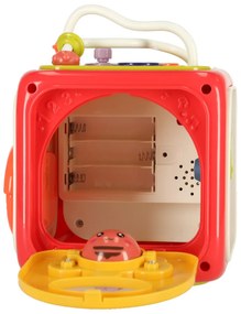 KIK Vzdelávacia senzorická kocka 6v1 Montessori triedič